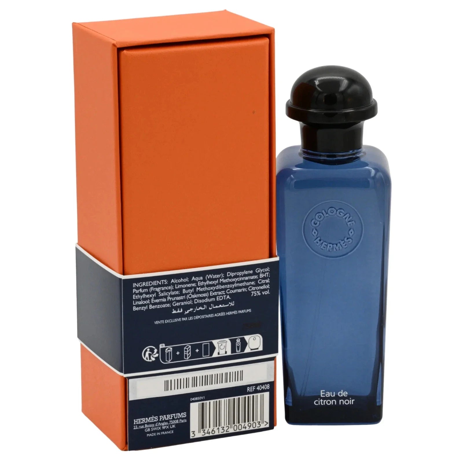 Hermes Eau De Citron Noir for Unisex Eau De Cologne 3.4 oz