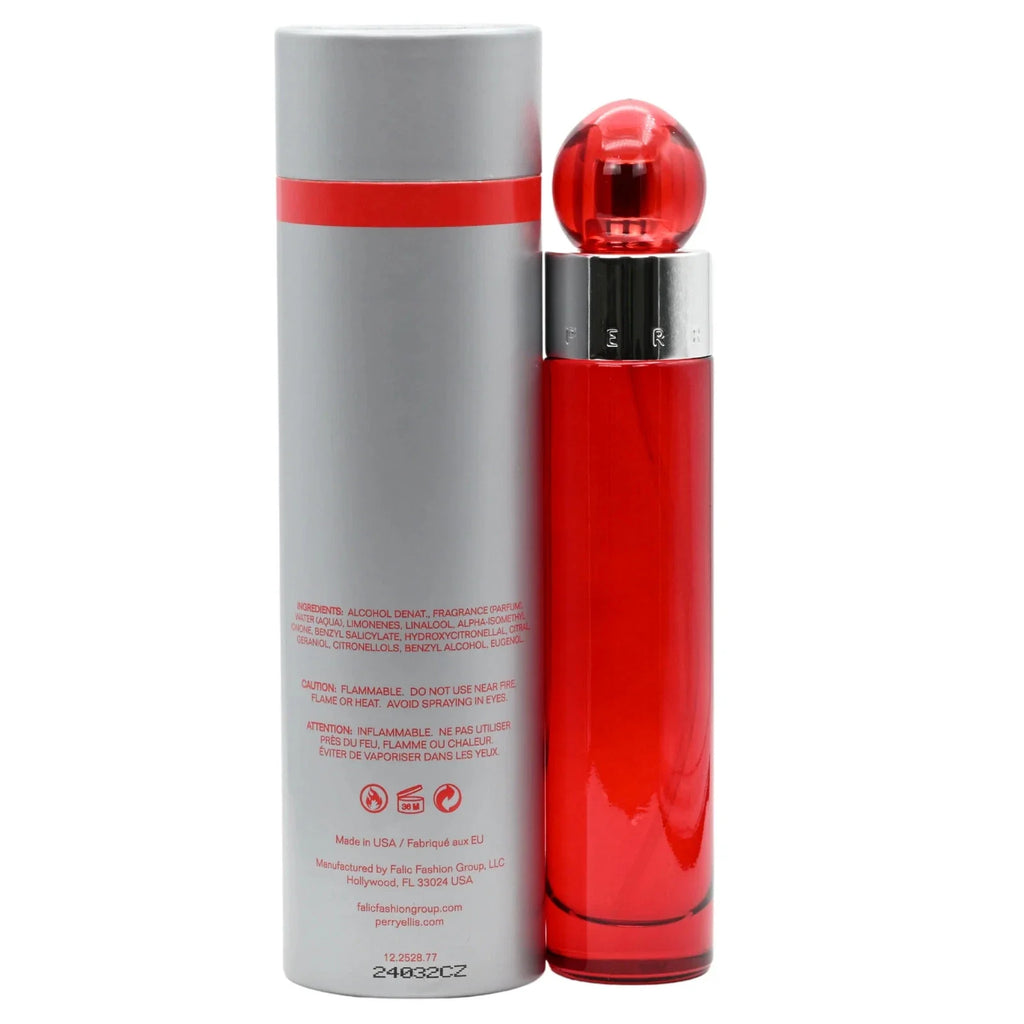 360 Red by Perry Ellis 3.4 oz EDT Spray for Men