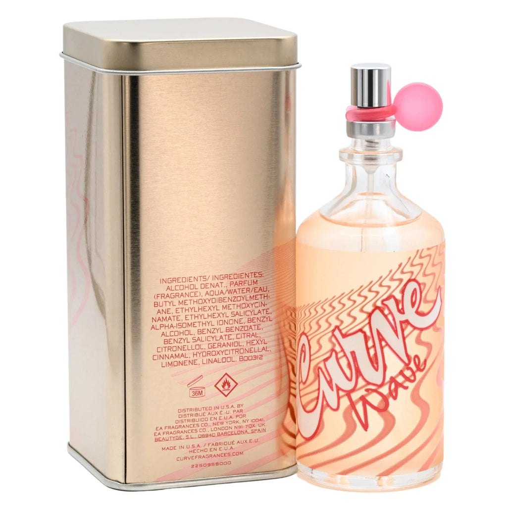 Curve Wave by Liz Claiborne EDT Spray for Women 3.4 oz