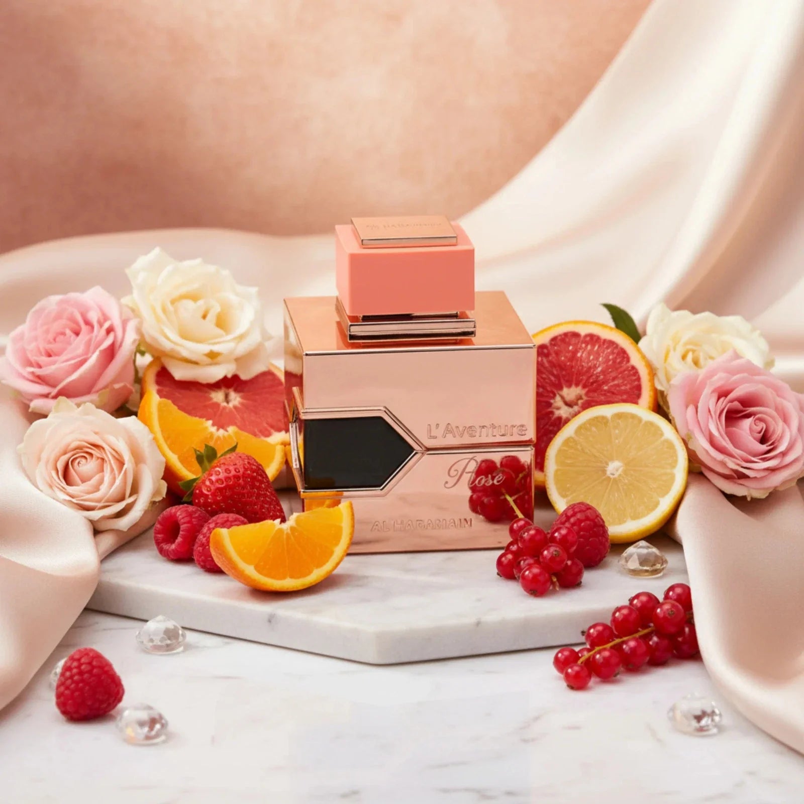 L' Aventure Rose by Al Haramain EDP Spray for Women 3.4 oz
