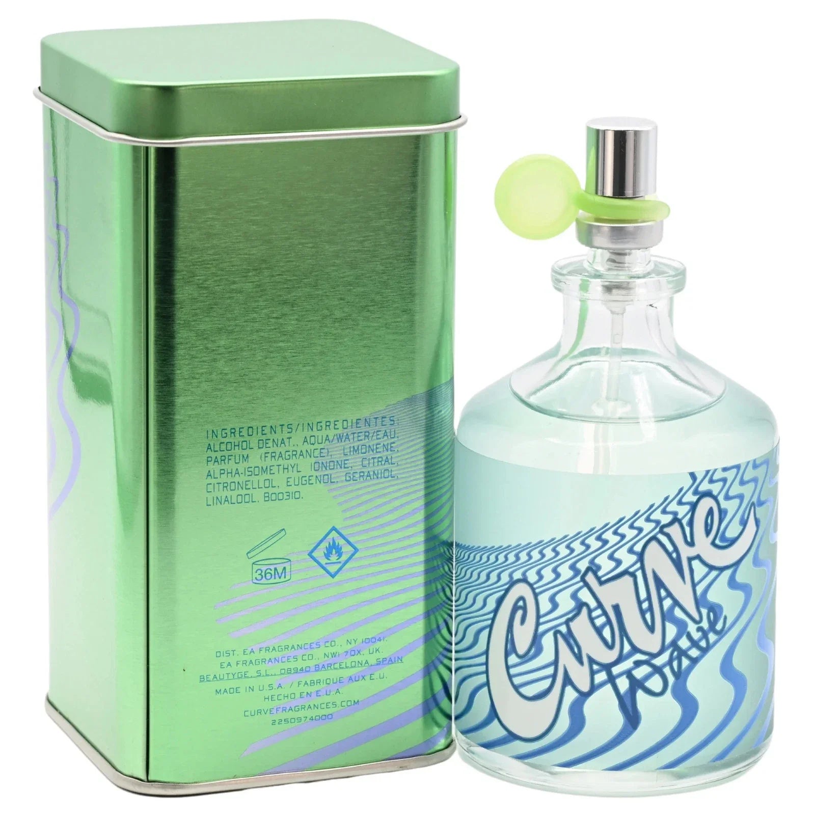 Curve Wave by Liz Claiborne EDT Spray for Men 4.2 oz
