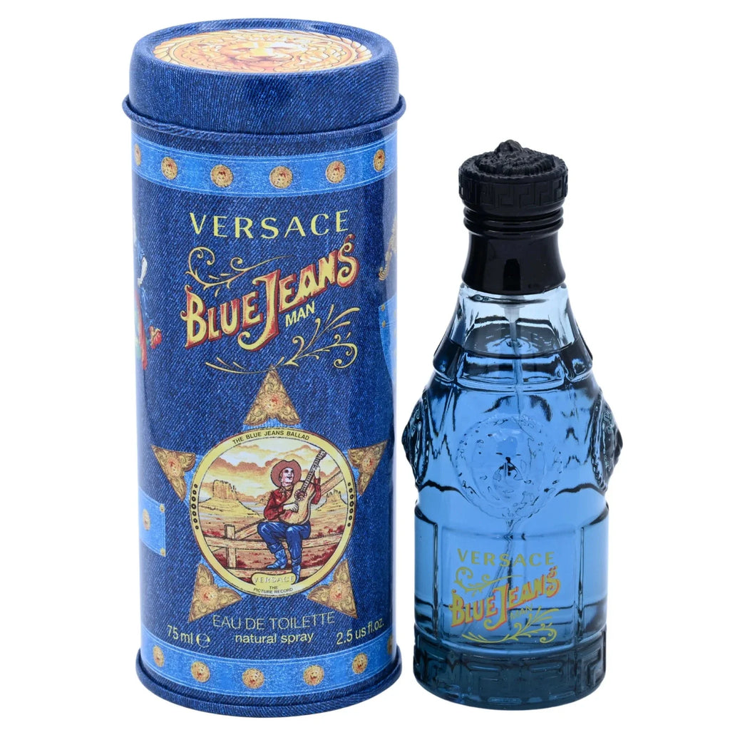 Versace Blue Jeans Eau de Toilette Spray for Men 2.5 oz