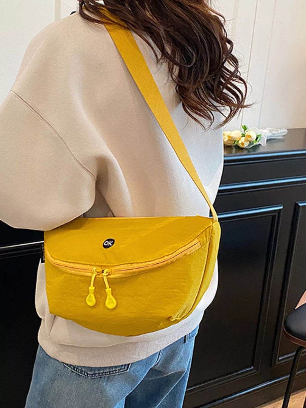 Lightweight Canvas Sling Bag