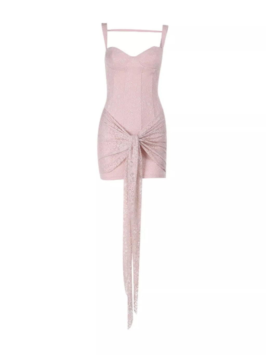 Sweetheart Neck Wide Strap Mini Dress