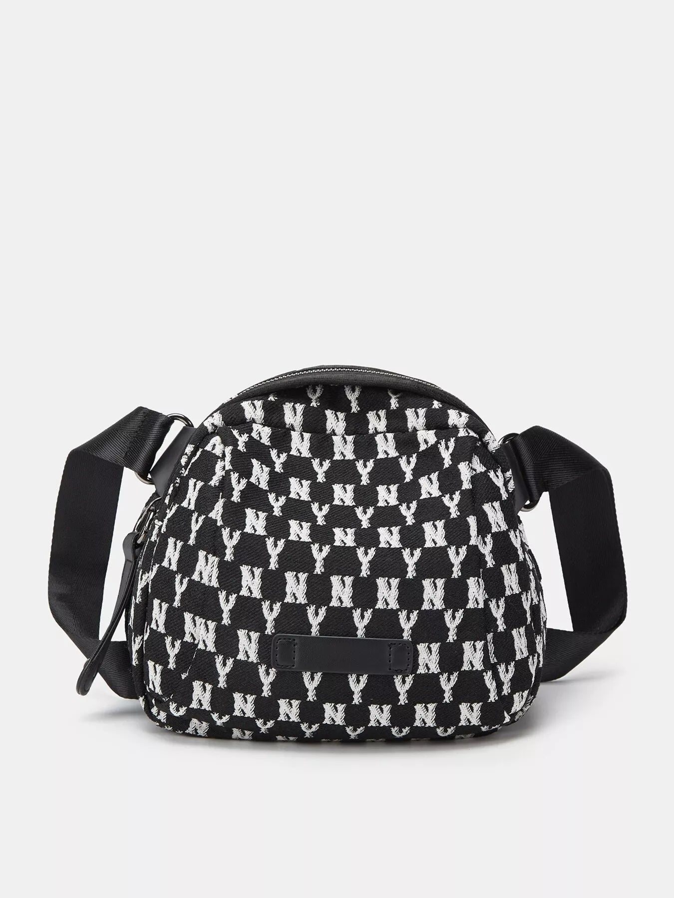 NY Pattern Canvas Crossbody Bag