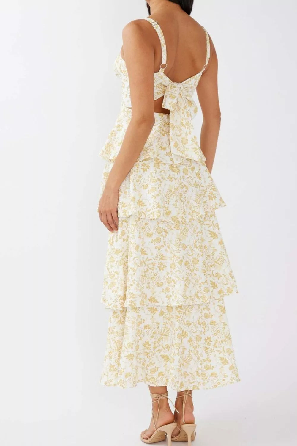 Floral Layered Maxi Dress