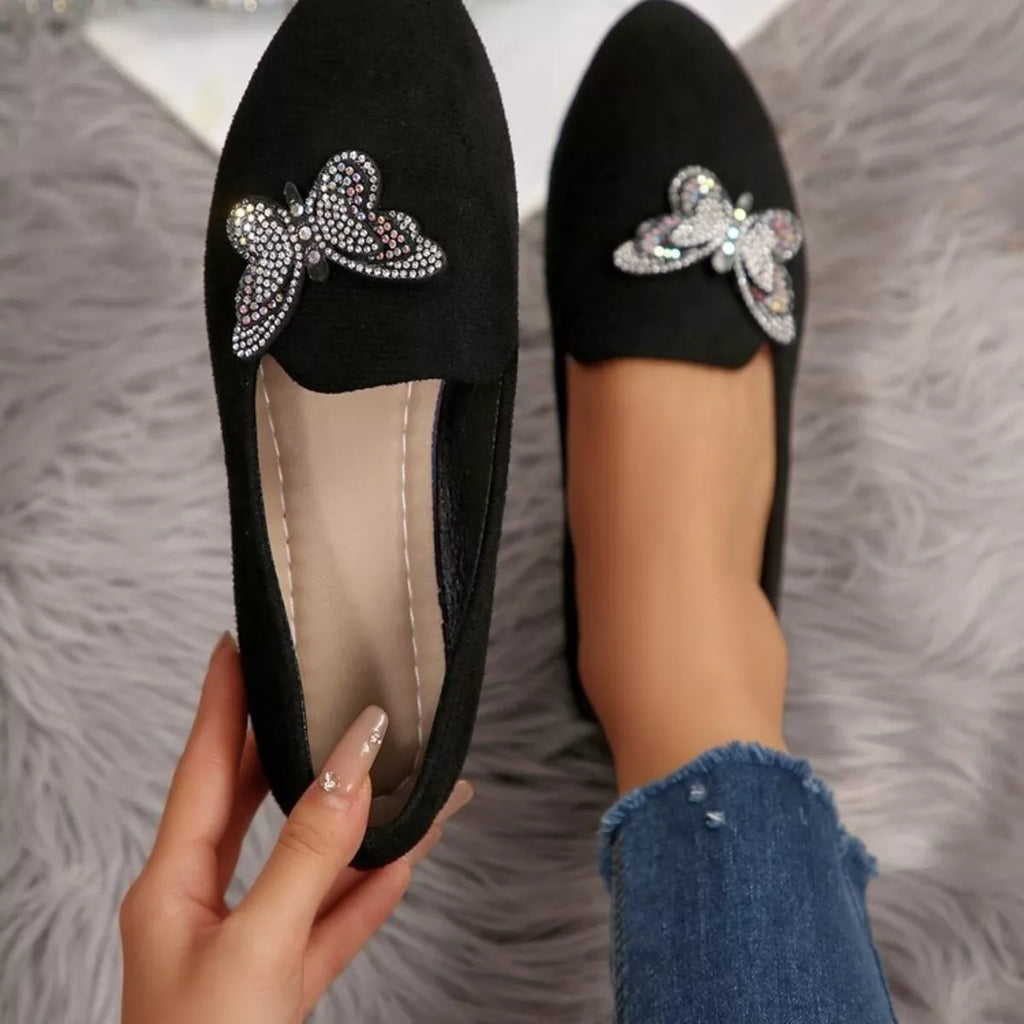 Butterfly Decor Slip-Ons
