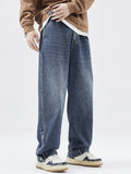 Men's Full Size Wide Leg Relaxed Fit Jeans Plus size