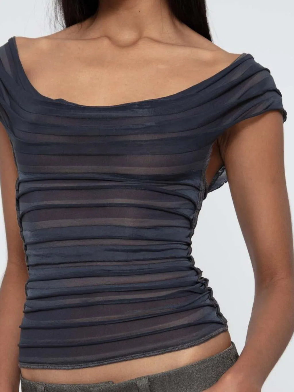 Ruched Solid Tank