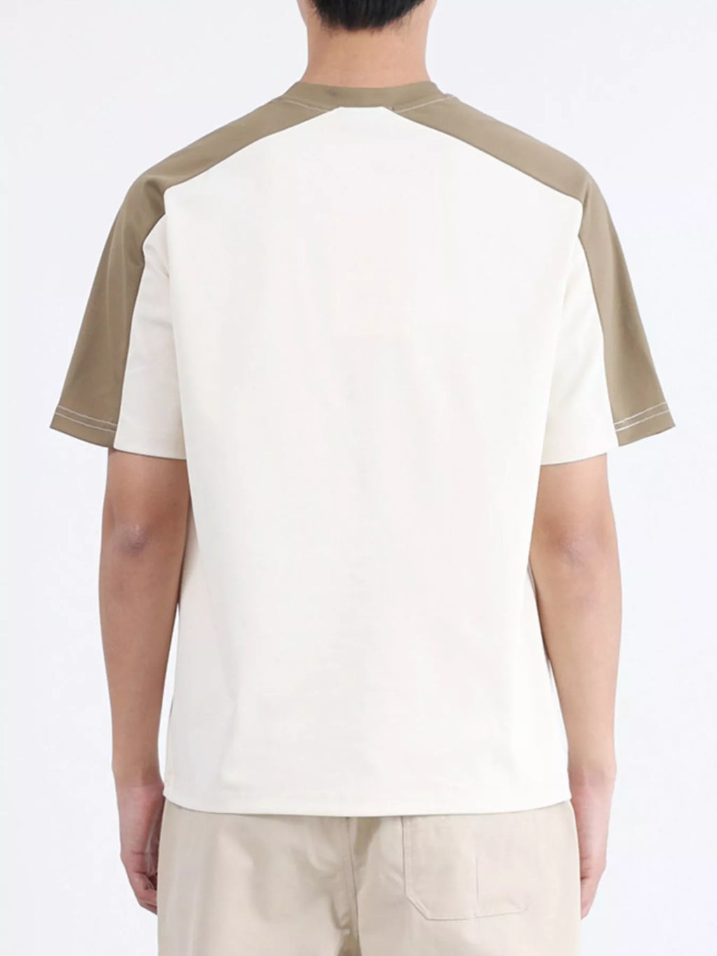 Men's Plus Size Color Block Casual T-Shirt