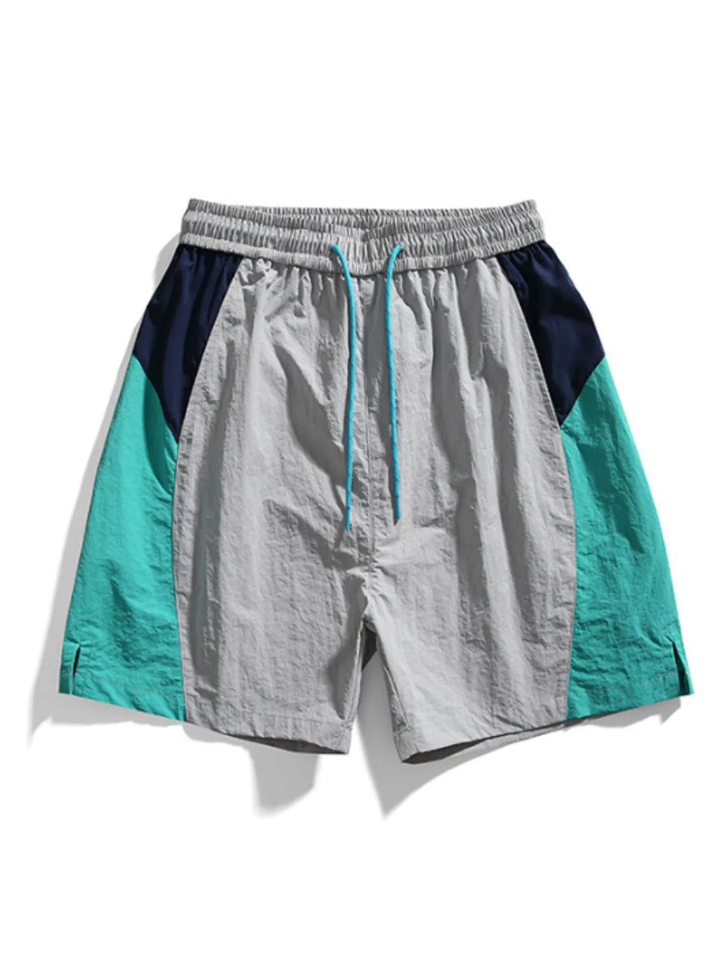 Men's Drawstring Color Block Shorts