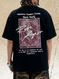 Men's Graphic Round Neck Oversized T-Shirt