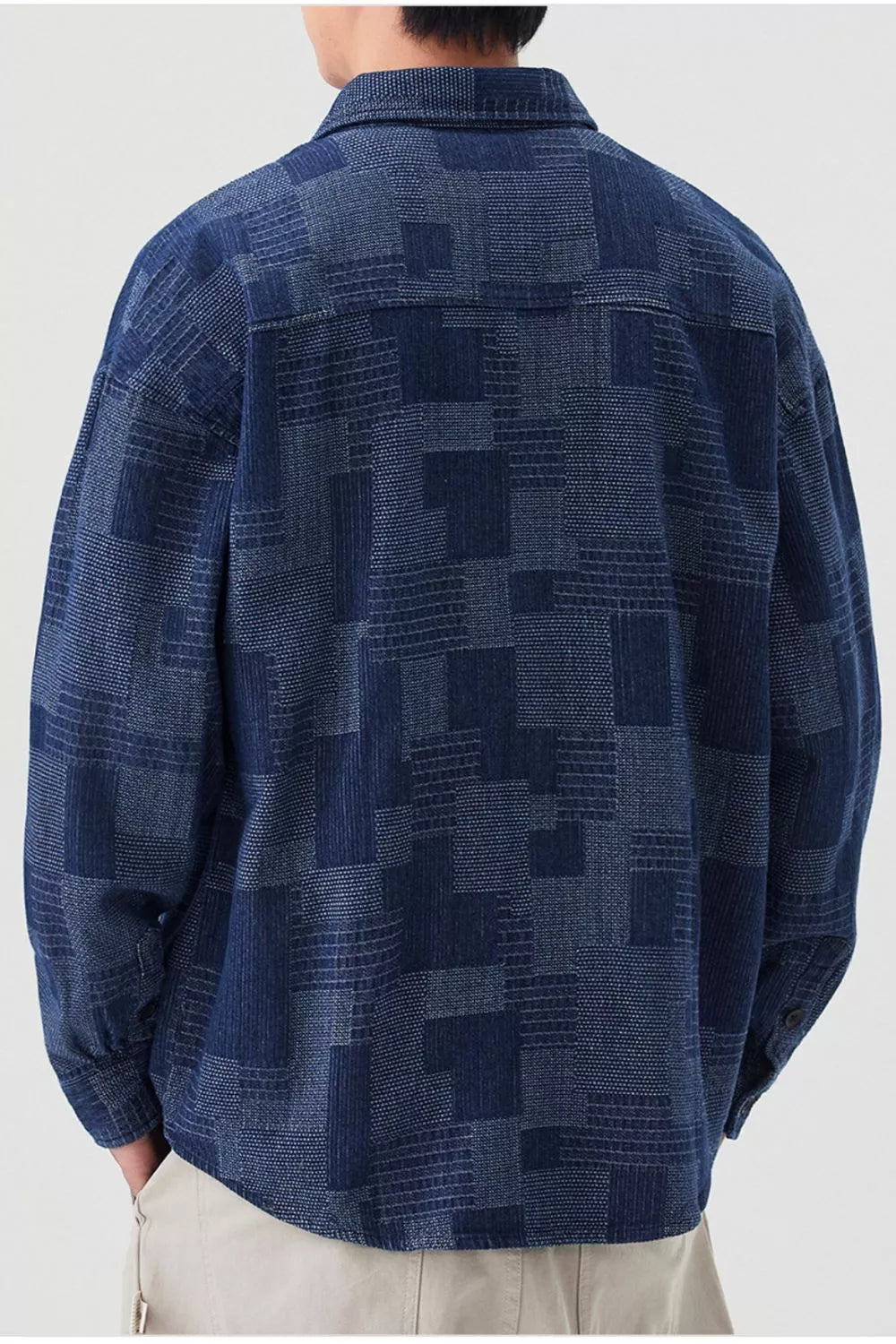 Men's Plus Size Casual Button Up Shirt