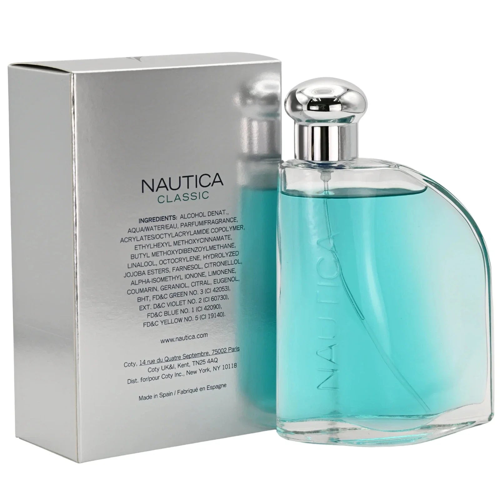 Nautica Classic Eau De Toilette Spray for Men 3.4 oz