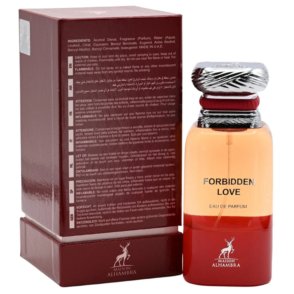 Forbidden Love by Maison Alhambra Perfume for Women EDP 2.7 oz
