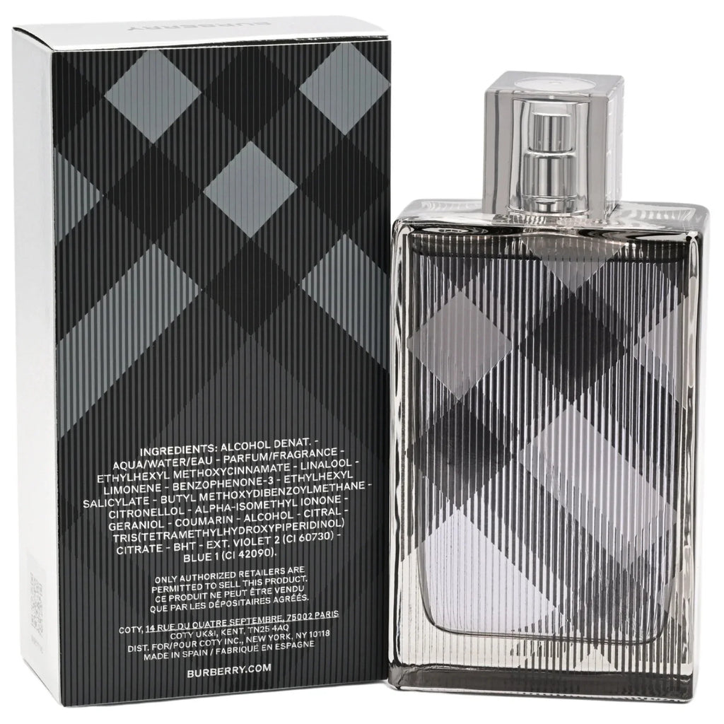 Burberry Brit for Him Eau De Toilette Spray 3.3 oz