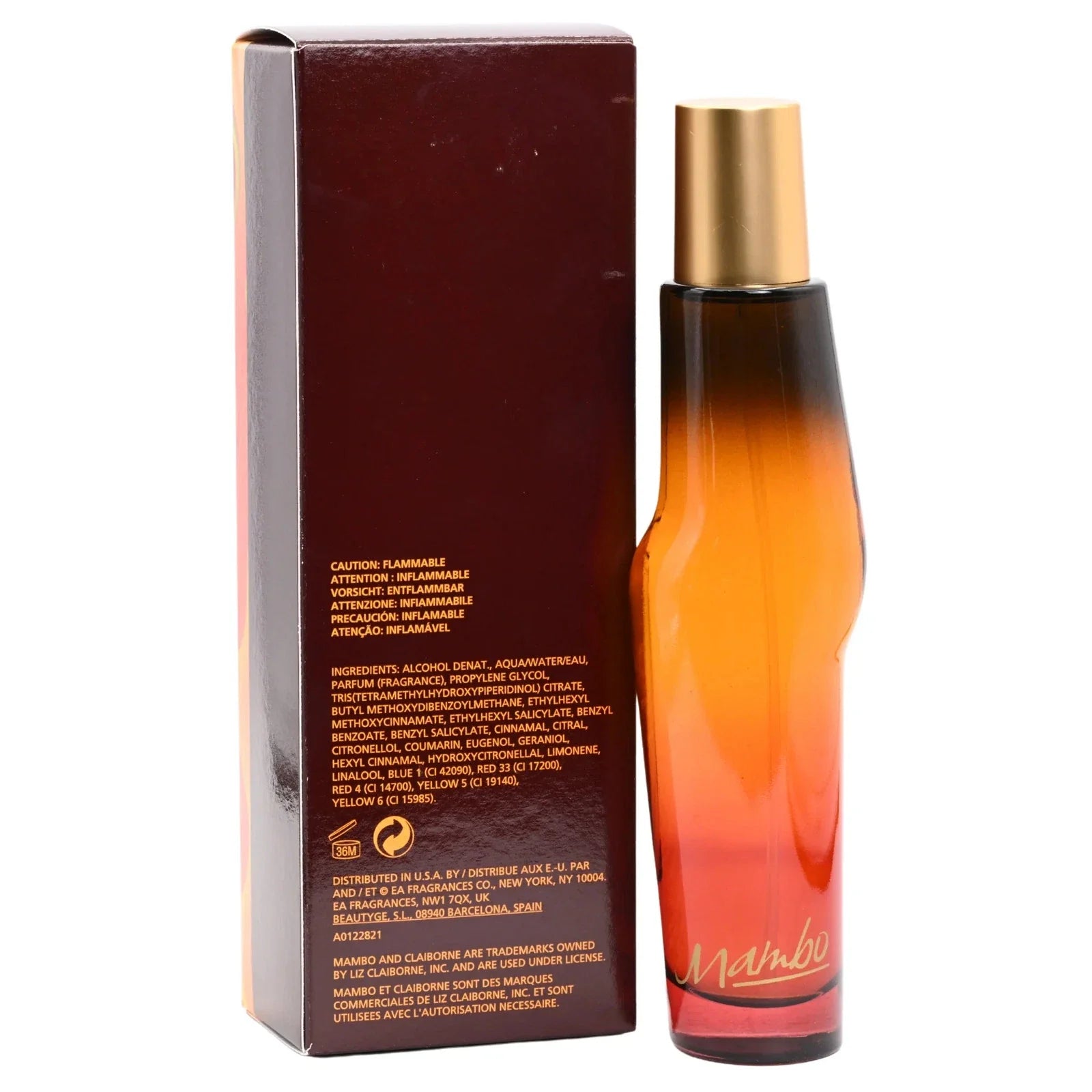 Mambo by Liz Claiborne Cologne Spray for Men EDC 3.4 oz
