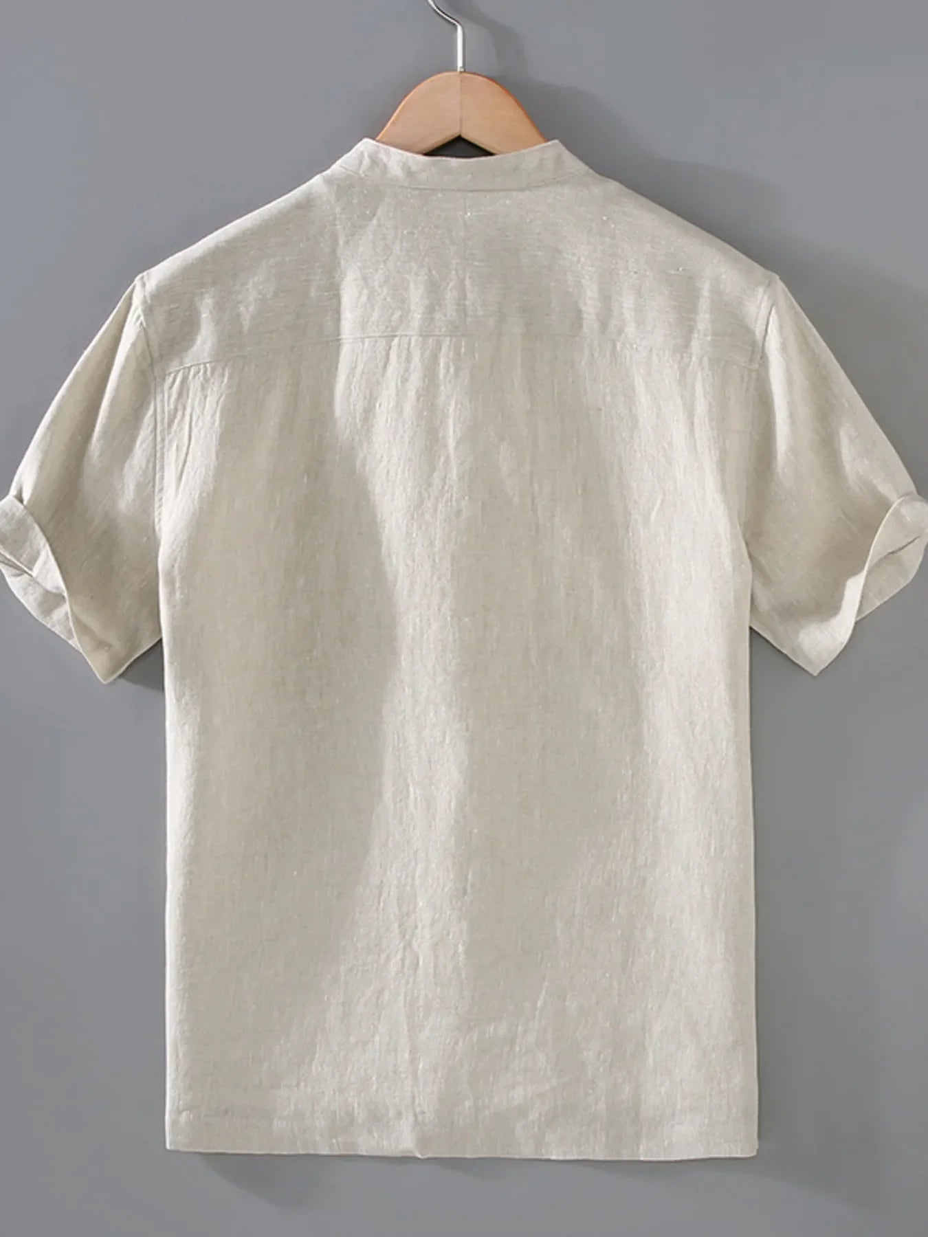 Men's Plus Size Button Up Short Sleeve Shirt