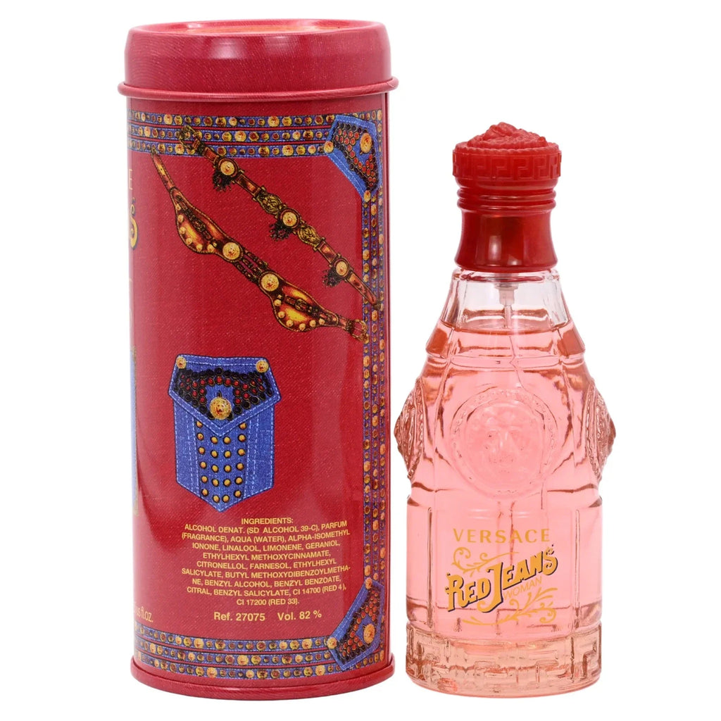 Red Jeans by Gianni Versace Eau de Toilette for Women 2.5 oz
