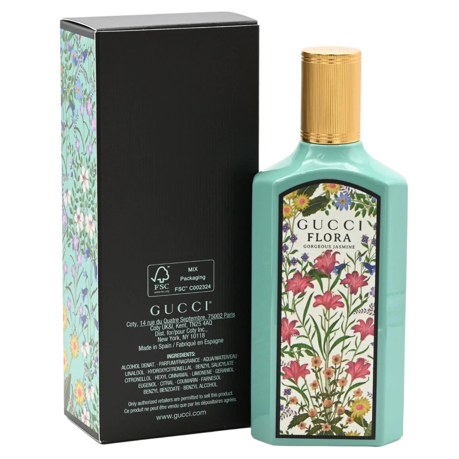 Gucci Flora Gorgeous Jasmine Eau De Parfum for Women 3.3 oz