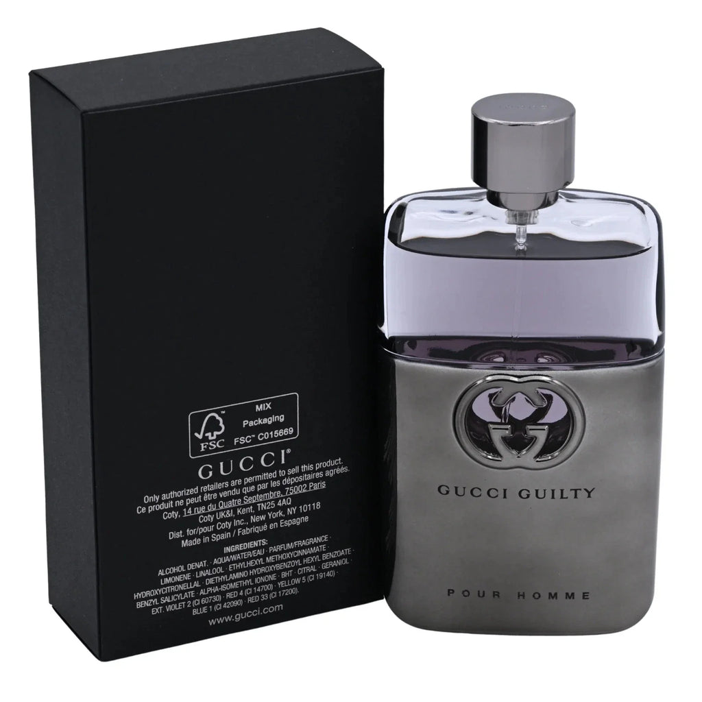 Gucci Guilty Pour Homme Men's Cologne EDT 3.0 oz