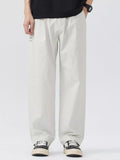 Men's Full Size Relaxed Fit Wide Leg Casual Pants Plus Size
