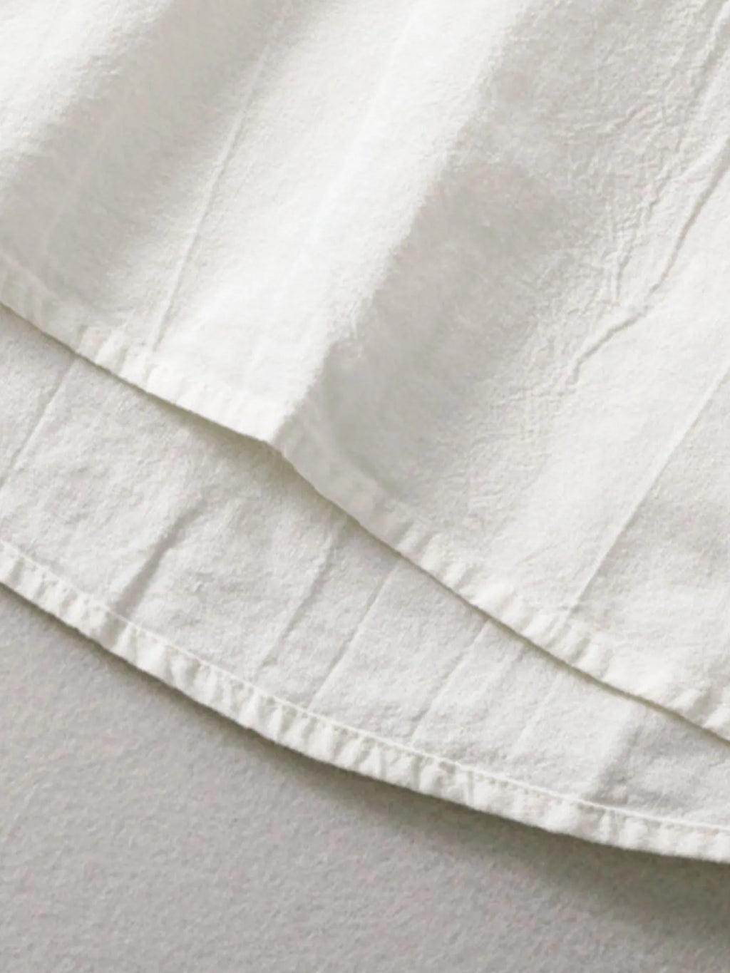 Men's Plus Size Button Front Long Sleeve Blouse
