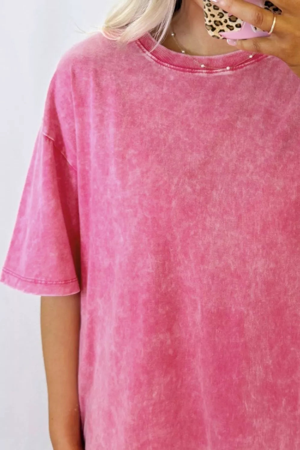 Mineral Washed Oversized Tee