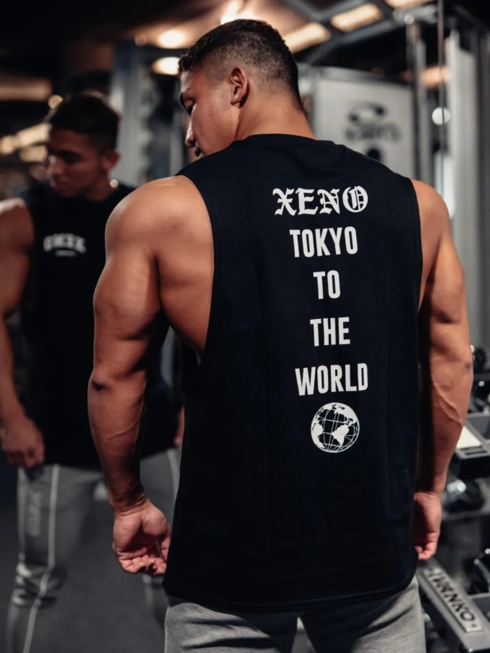 Men's Plus Size Round Neck Tank