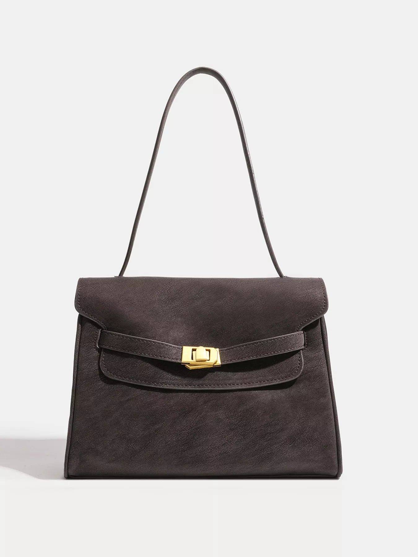 Buckle Closure Shoulder Bag