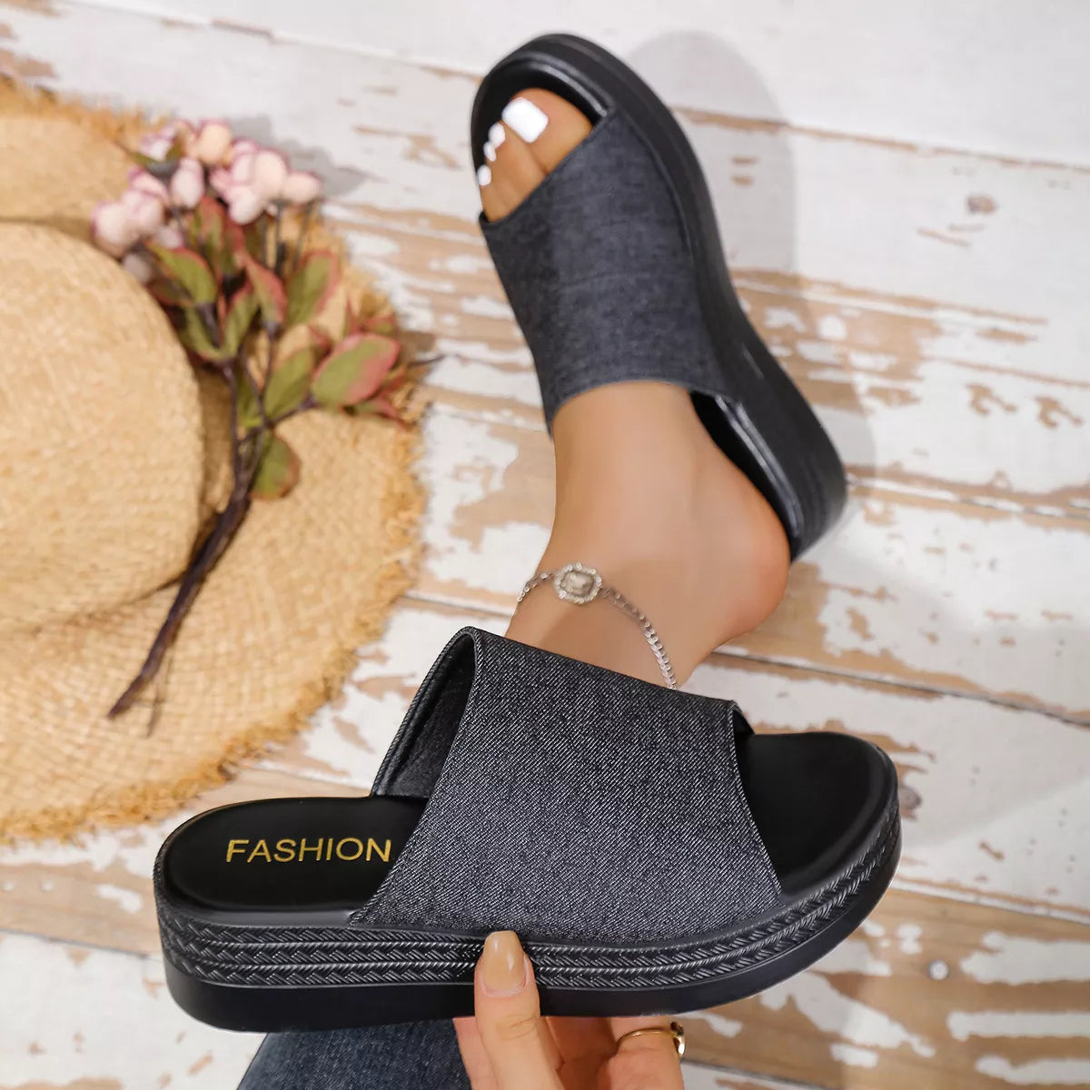 Open Toe Platform Sandals