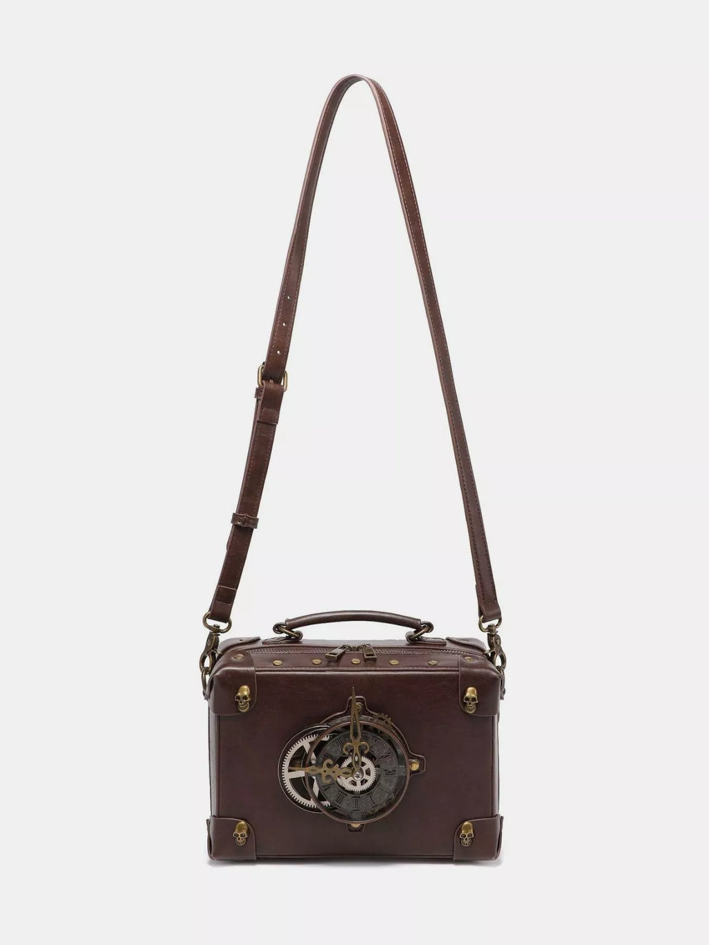 Steampunk Clockwork Design Crossbody Bag