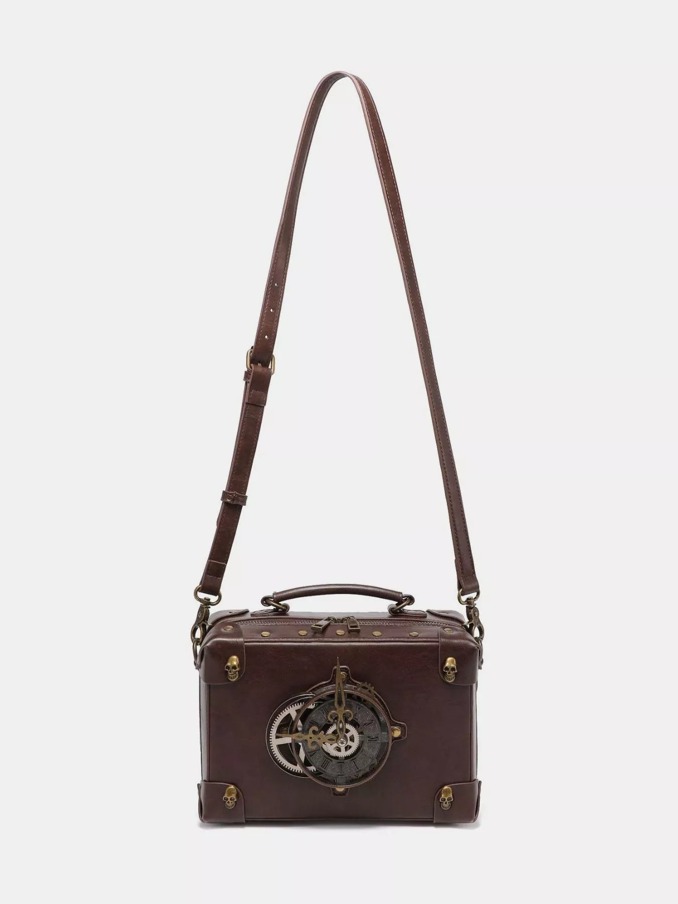 Steampunk Clockwork Design Crossbody Bag