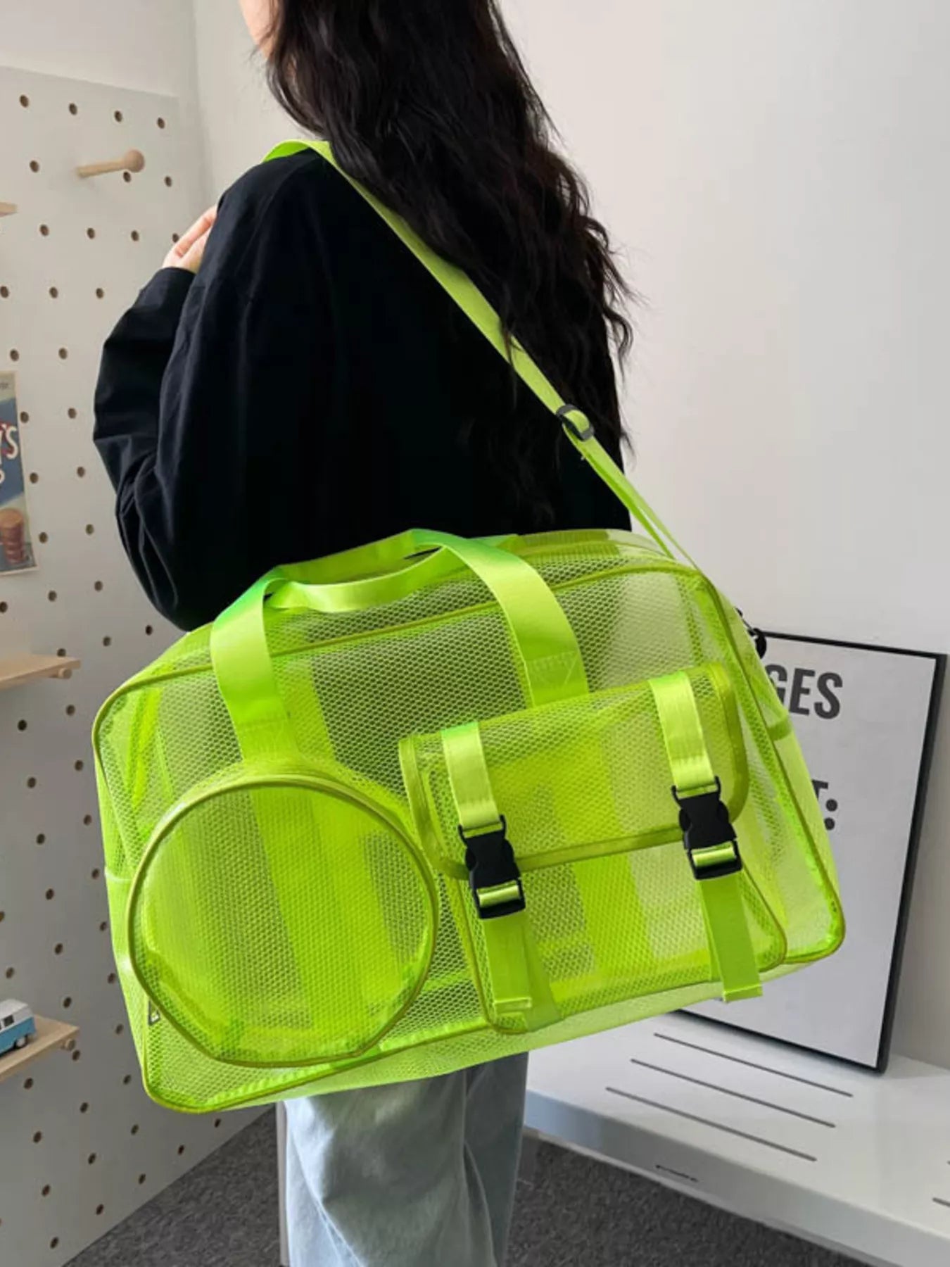 Multiple Pockets PVC Travel Bag