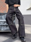 Men's Full Size Vintage Wash Wide Leg Jeans Plus Size