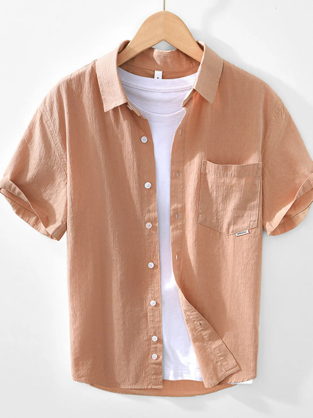 Men's Button Up Short Sleeve Shirt