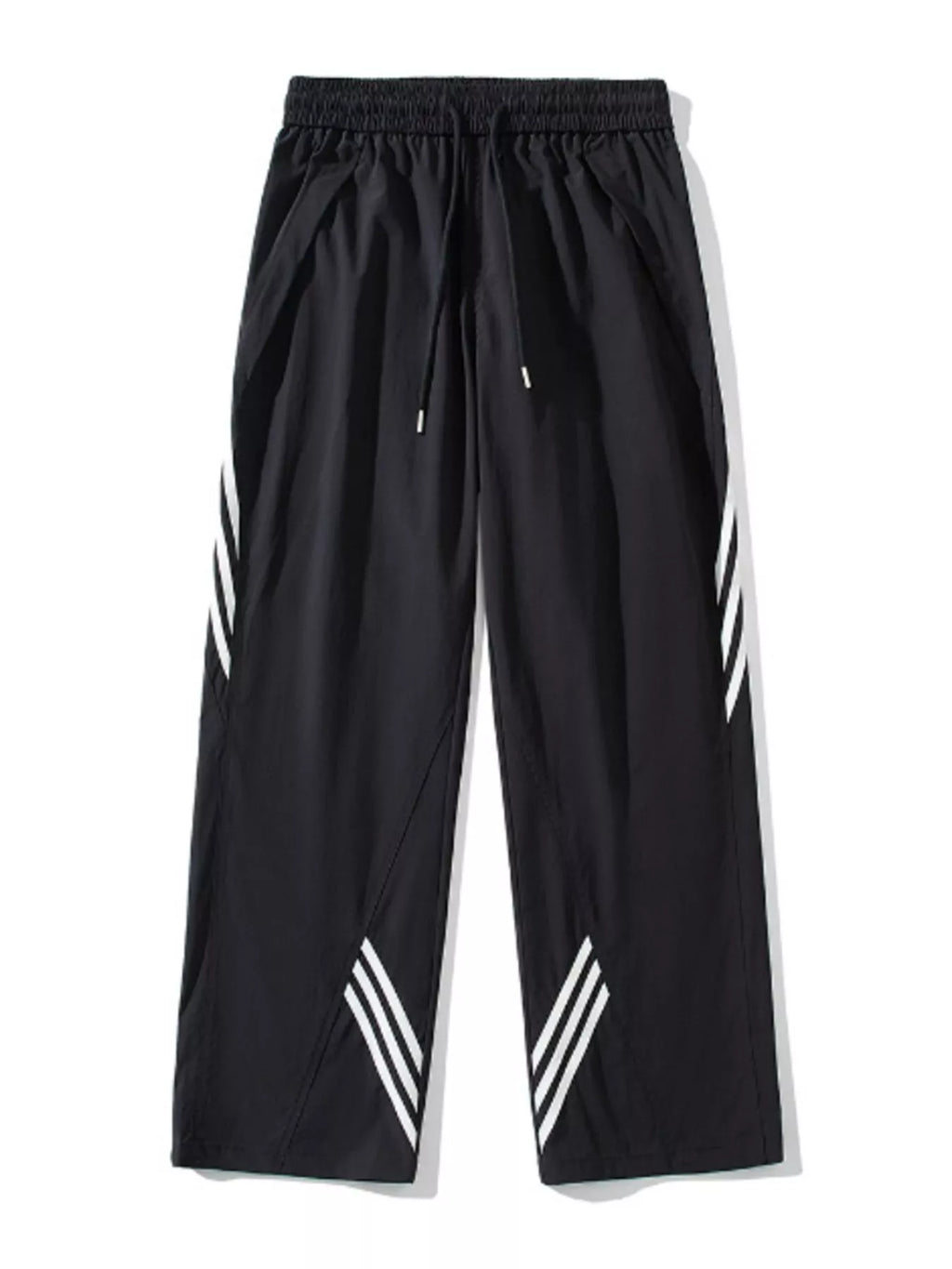 Men's Full Size Striped Wide Leg Pants Plus Size