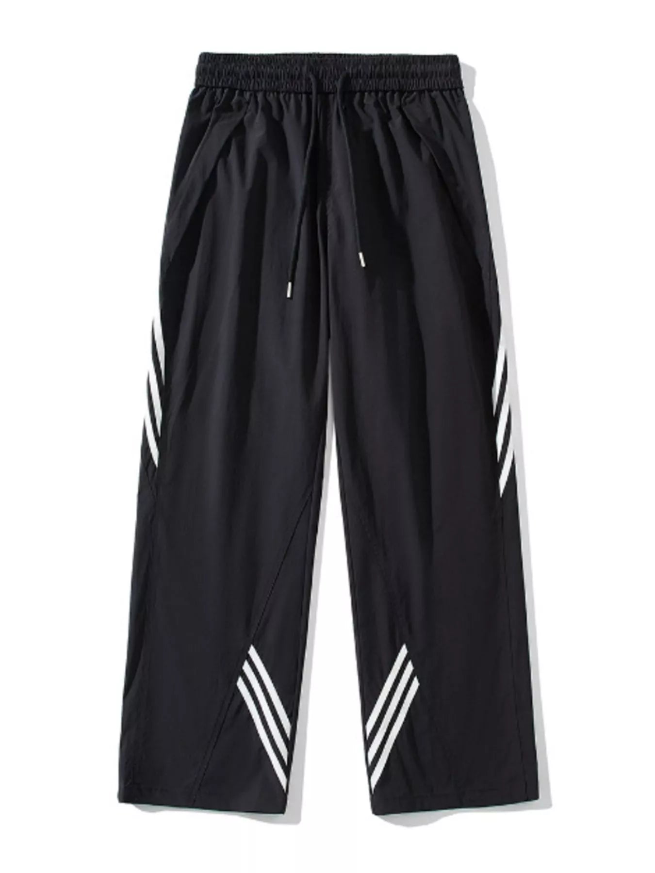 Men's Full Size Striped Wide Leg Pants Plus Size