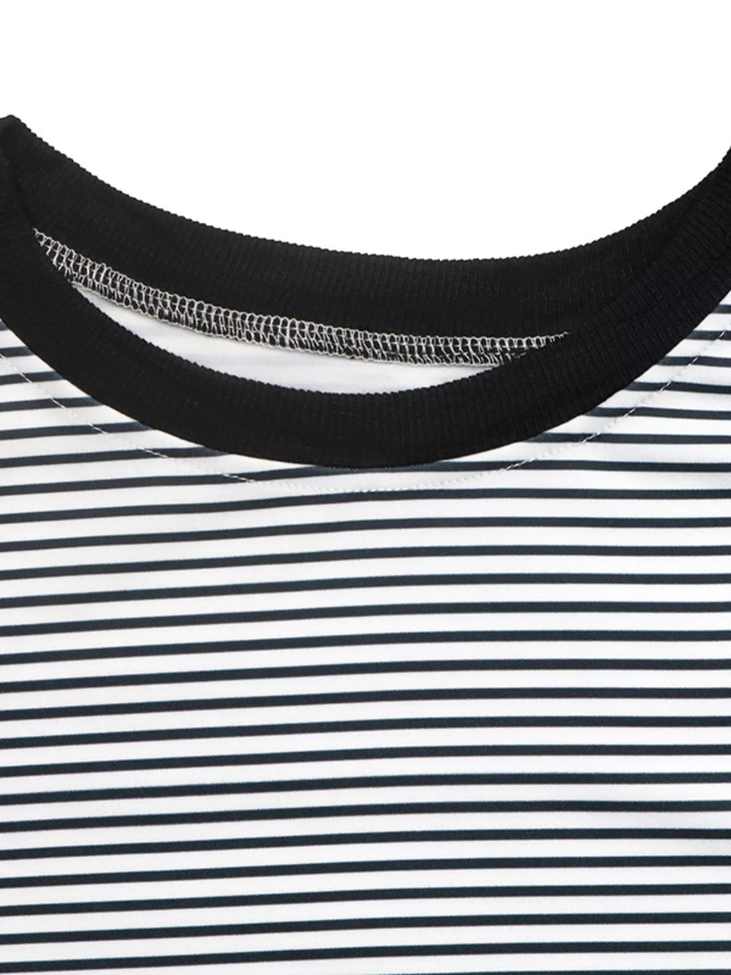 Classic Striped Crew Neck T-Shirt