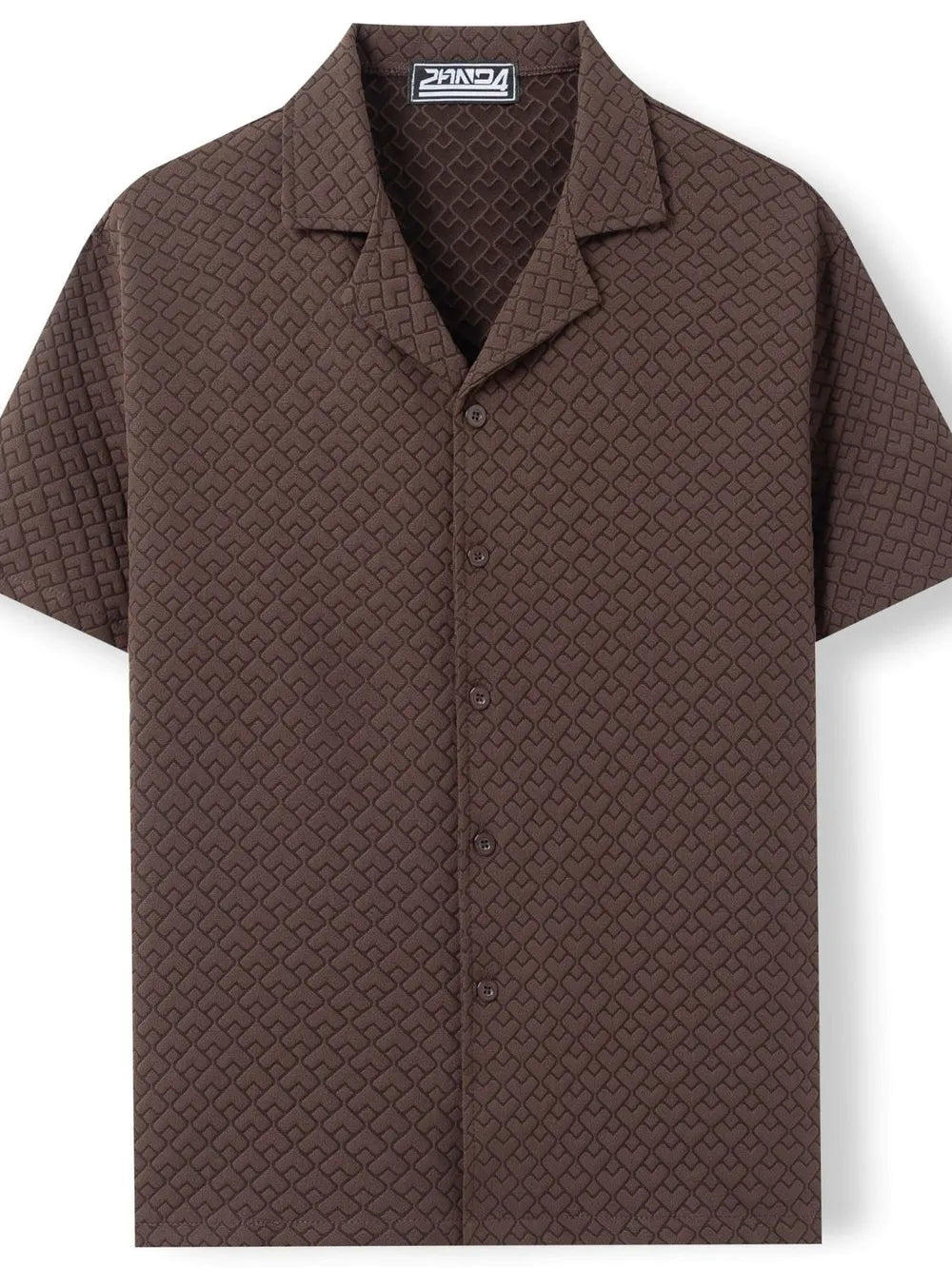Men's Plus Size Button Down Short Sleeve Shirt