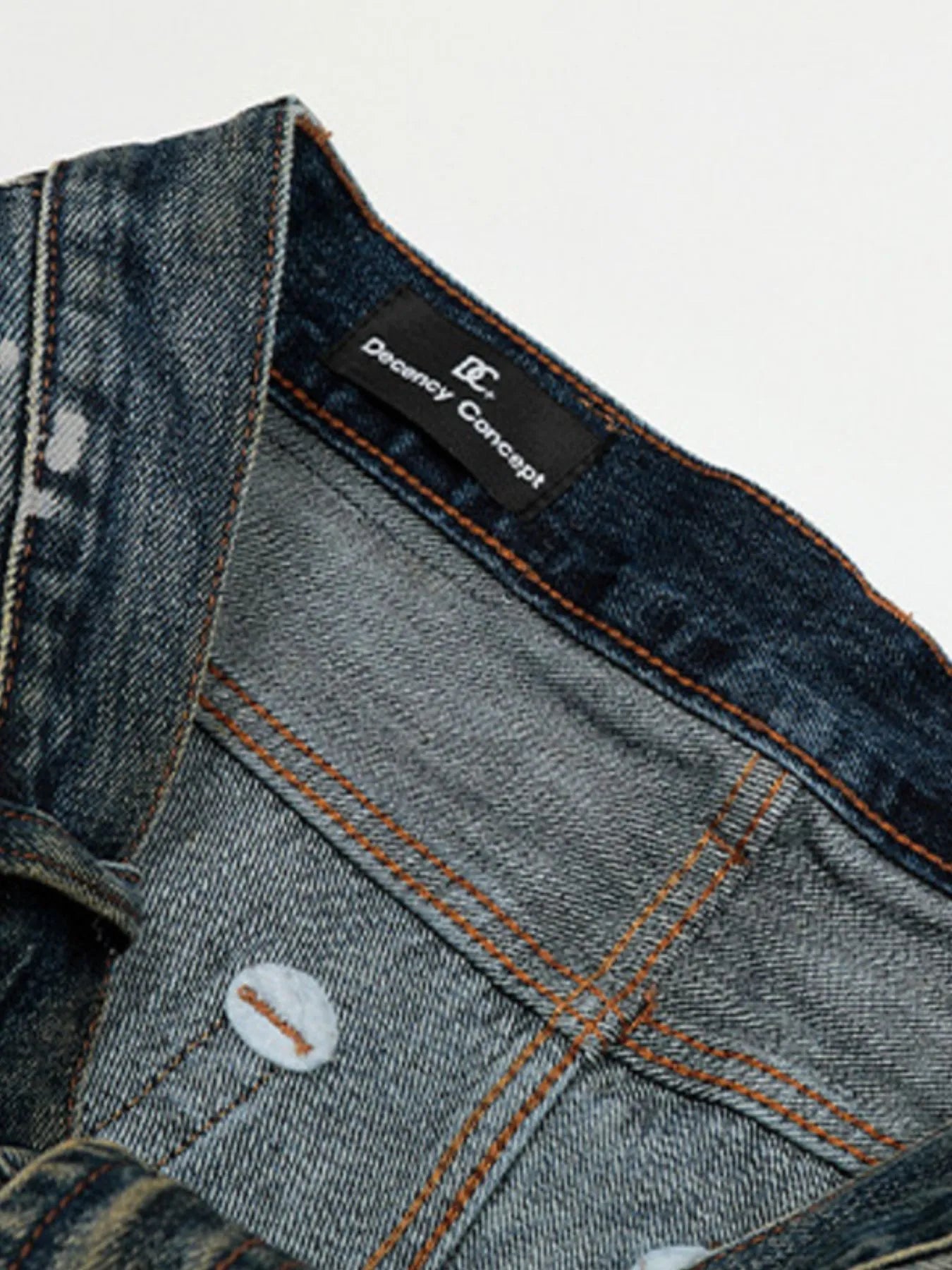 Men's Washed Loose Fit Jeans