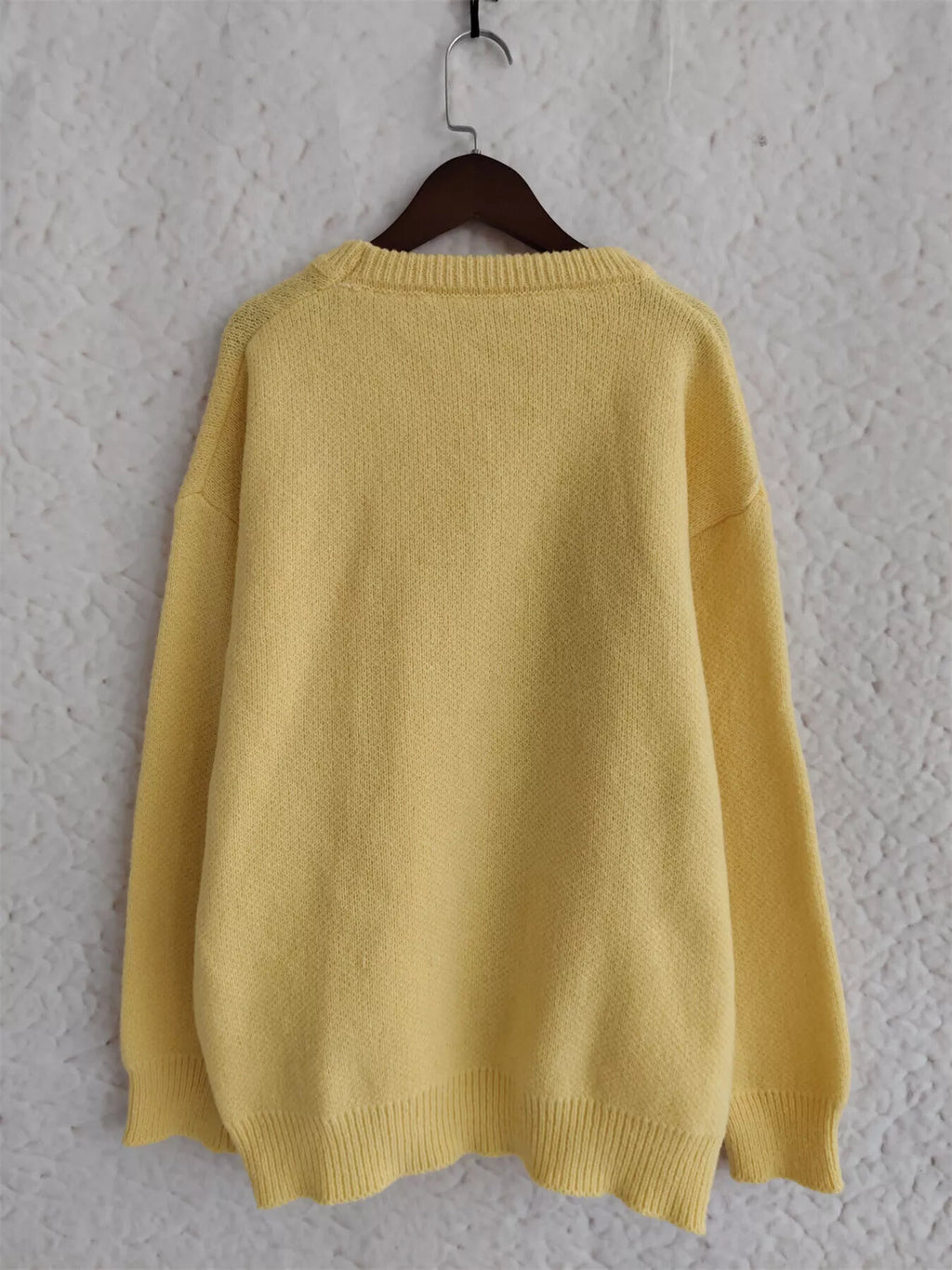 Cherry Pom-Pom Knit Round Neck Sweater