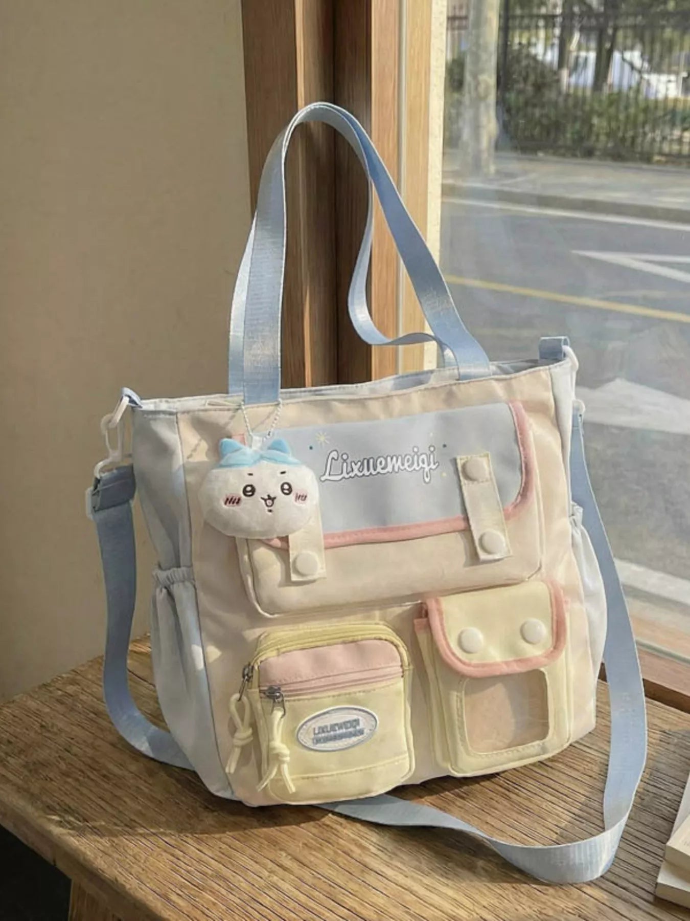 Multi-Pocket Shoulder Bag