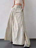 High Waist Slit Maxi Skirt