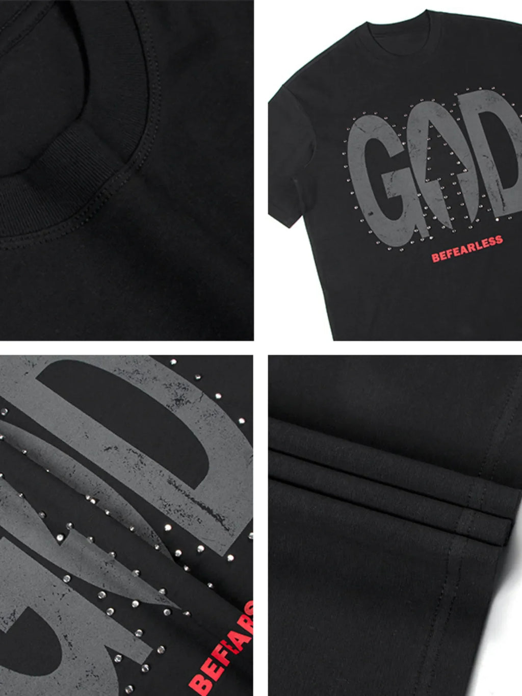 Men's Oversized Letter Graphic T-Shirt