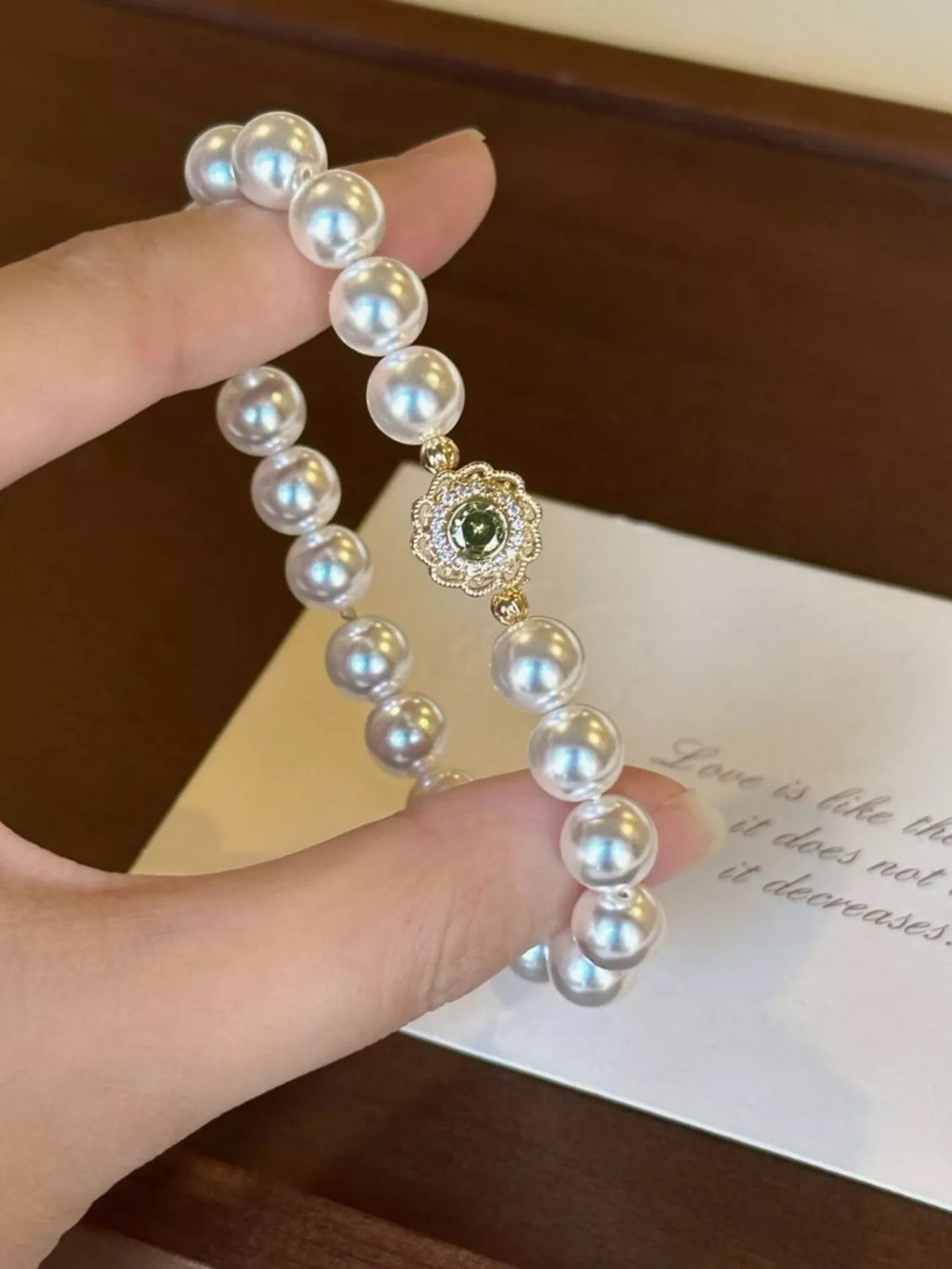 Pearl Flower Bracelet