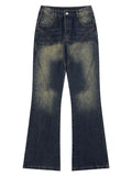 Men's Vintage Washed Wide Leg Jeans