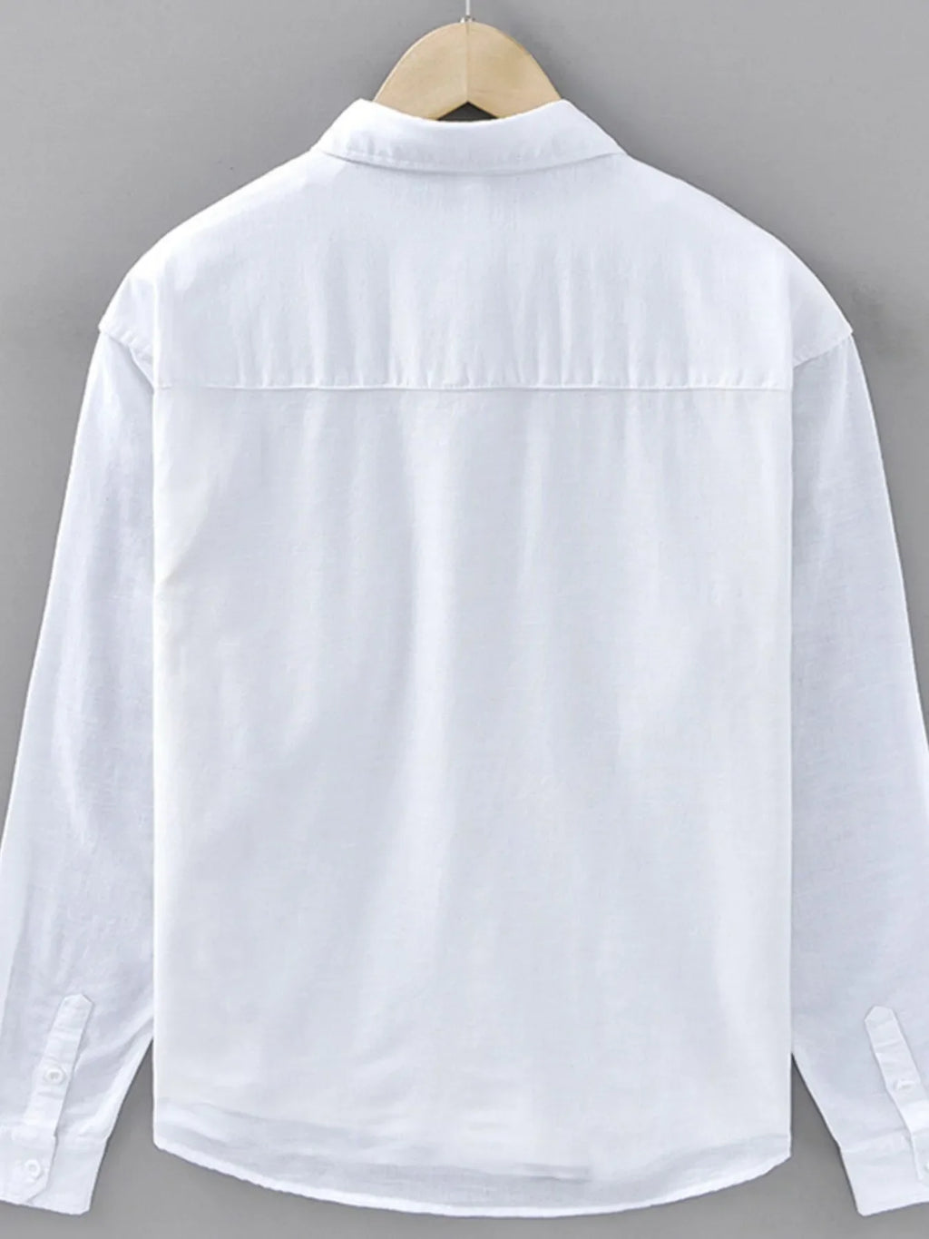 Men's Plus Size Button Up Long Sleeve Shirt