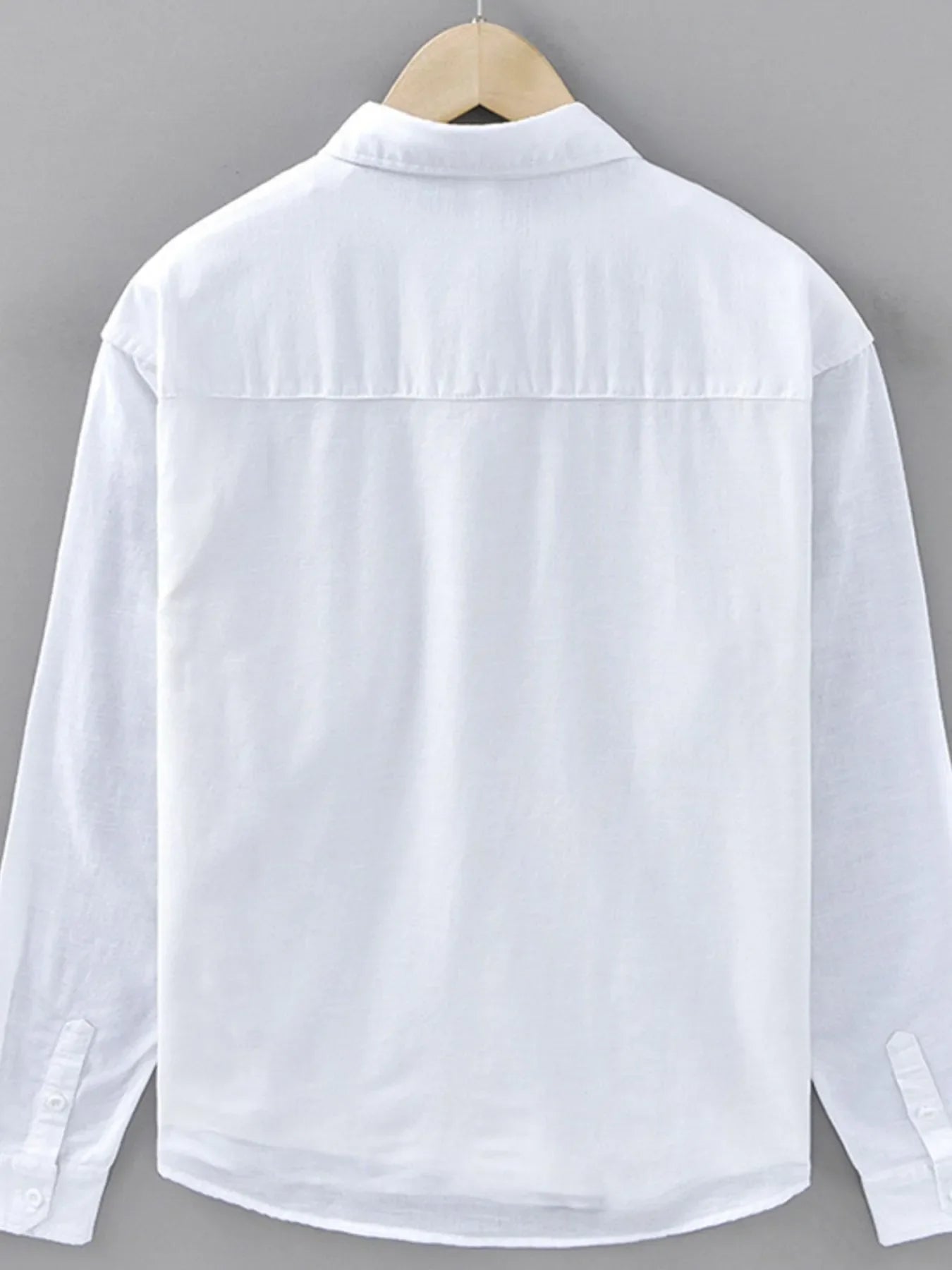 Men's Plus Size Button Up Long Sleeve Shirt