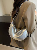 Adjustable Strap Crescent Crossbody Bag